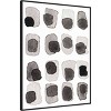 Amanti Art 32" x 42" Gray Slate III by Nikki Galapon Framed Canvas Wall Art Print : Modern Lithograph, Black Polystyrene Frame - 2 of 4