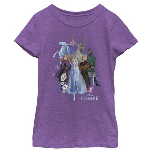 Girl's Frozen 2 Character Shot T-Shirt - image 1 of 4