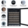 24'' Wine Cooler Refrigerator - 46 Bottle Capacity, Stable Temperature Control, Digital Control Panel - 4 of 4