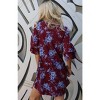 Women's Floral Double Ruffle Sleeve Dress - ANGIE - 3 of 3