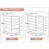 Sorbus Acrylic Organizer for Makeup, Organization and Storage, Art Supplies, Jewelry, Stationary - 3 of 4