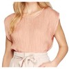 Women's Sleeveless Crinkle Shirt - SHE + SKY - 2 of 4