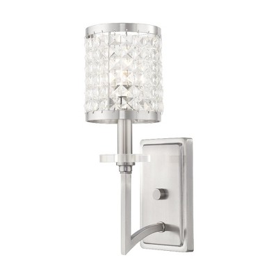 Livex Lighting Grammercy 1 - Light Wall Light in  Brushed Nickel