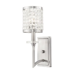 Livex Lighting Grammercy 1 - Light Wall Light in  Brushed Nickel - 1 of 1