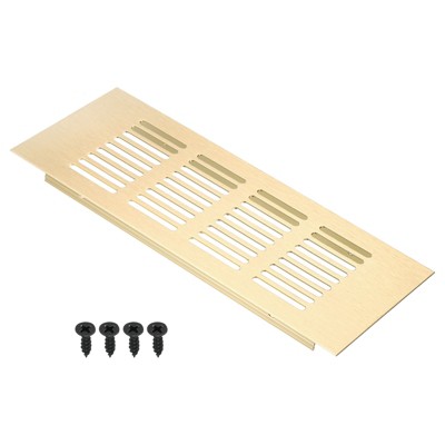 Unique Bargains Aluminum Rectangle Mesh with Mounting Screw Cabinet Air Vent Cover