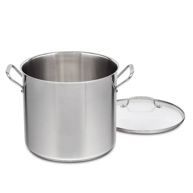 Cuisinart 16qt Stainless Steel Stock Pot with Cover Silver, 3 of 6
