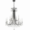 Crystorama Lighting Karrington 12 - Light Chandelier in  Matte Black - 3 of 4