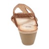 GC Shoes Dua Embellished Slingback Wedge Sandals - 3 of 4
