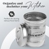 Amici Home Farmhouse Galvanized Metal Canister - 76 Oz. Ribbed Dry Goods Storage Jar with Lid Handle and Tight Seal, Rustic Food Storage Container - 2 of 4