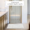 Soft Absorbent Chenille Bath Mat Rug with Anti-Skid Rubber Backing - Becky Cameron - 2 of 4