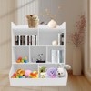 YIYIBYUS Kids Toy Storage Organizer, Kids Bookshelf, Storage Organizer, White - 2 of 4