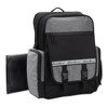 Eddie Bauer Atlas Sport Back Pack Diaper Bag with Ultra Fresh Anti-Microbial Protection - Black/Gray - image 2 of 4