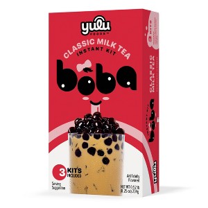 Yulu Instant Boba Kit Classic Milk Tea - 3pk/8.25oz - 1 of 4