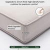 KINWELL Set of 2 Extra Thick Outdoor Chaise Lounge Cushions (5-inch Thick) - 3 of 4