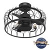 Hunter Fan 36" Rotonda Ceiling Fan with LED Light Kit and Handheld Remote Matte Black - 2 of 4