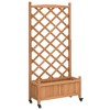 vidaXL White Iron 4-Floor Flower Stand with Wheels, Durable Plant Rack with Strong Frame and Versatile Storage Shelf, 17.3"x9.1"x31.5" - 2 of 4
