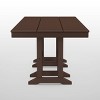 Moore POLYWOOD 35" x 70" Farmhouse Rectangle Patio Dining Table - Threshold™ - 4 of 4