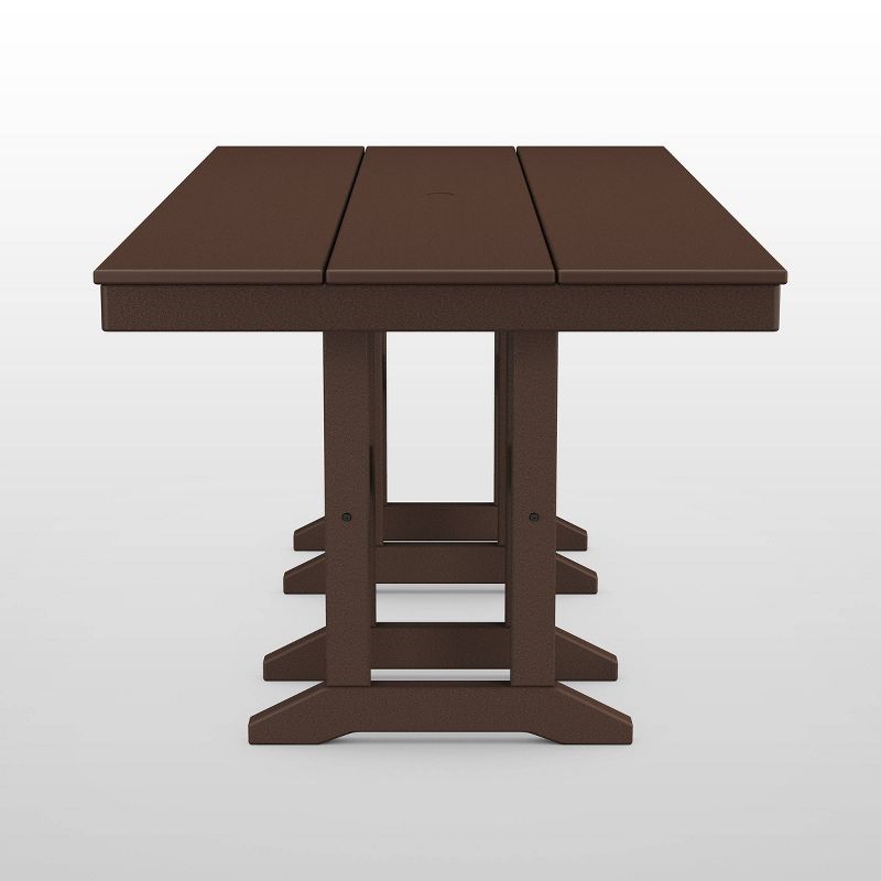 Moore POLYWOOD 35" x 70" Farmhouse Rectangle Patio Dining Table - Threshold™, 5 of 12