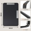 Black Vanity Bathroom Mirror, Metal Framed Rectangular Modern Mirrors,Use Tempered Glass,for Bathroom,Living Room(Contains Mirror Only) - 3 of 4