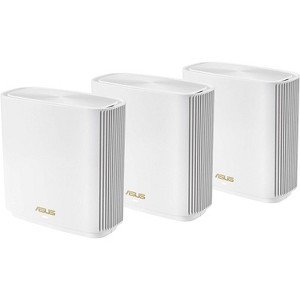 Refurbished: ASUS ZenWiFi AX6600 Tri-Band Mesh WiFi 6 System (XT8 3PK) - Whole Home White - Manufacturer Refurbished - 1 of 4