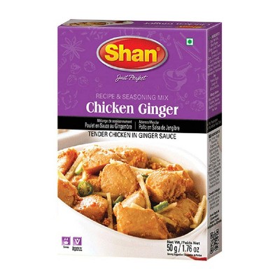Shan Seasoning Mix - Chicken Ginger 50 gms - Shan Masala