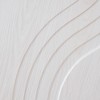 LIVN CO. Modern Round Wood Carved Wall Art Decor - 3 of 4