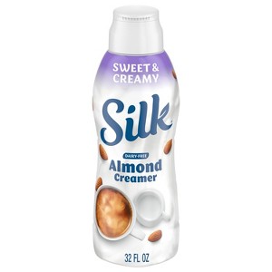 Silk Almond Creamer - 32 fl oz - 1 of 4