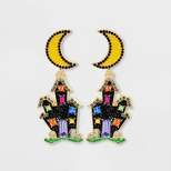 SUGARFIX by BaubleBar 'Ghostess with the Mostest' Statement Halloween Earrings - Black