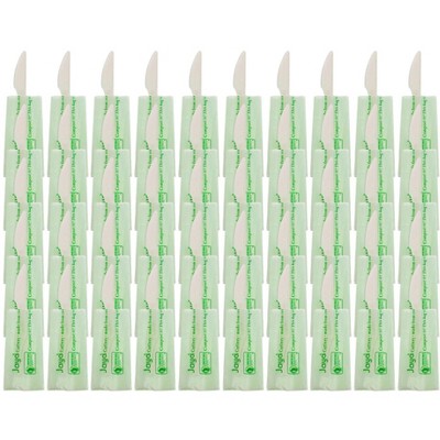 Jaya 6.5" Knife Individually Wrapped White - Pack of 50