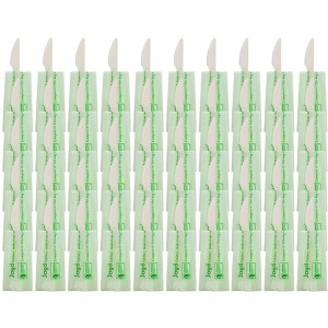 Jaya 6.5" Knife Individually Wrapped White - Pack of 50 - 1 of 2
