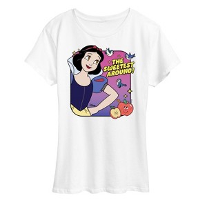 Women's - Disney Princess - Snow White The Sweetest Around Short Sleeve Graphic T-Shirt - 1 of 4