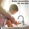 LunaLulinlk Silver 4" stainless steel bathroom sink faucet with pop-up drain and 2 water supply hoses - 4 of 4