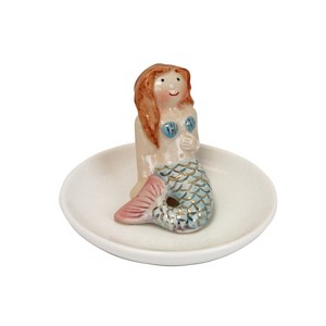 Beachcombers 3" " CERAMIC MERMAID TRINKET DISH - 1 of 2