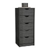CAVINAS Bedroom Dresser with 5 Drawers,Slim Dressers & Chest of Drawers with Cutout Handle for Living Room,Entryway - 4 of 4