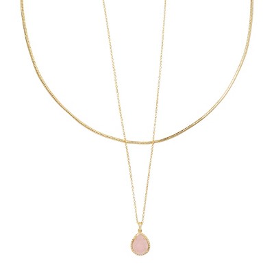 Kendra Scott Sami Quartz 14k Gold Over Brass Multi-strand Necklace ...