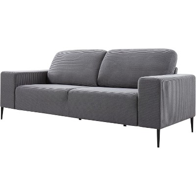AMERLIFE 89” 3 Seater Modern Sofa with Extra Deep Seats, Comfy Couch for Living Room