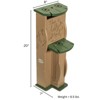 JCS Wildlife Lily Pad Poly Lumber Tree Frog Condo - 3 of 4