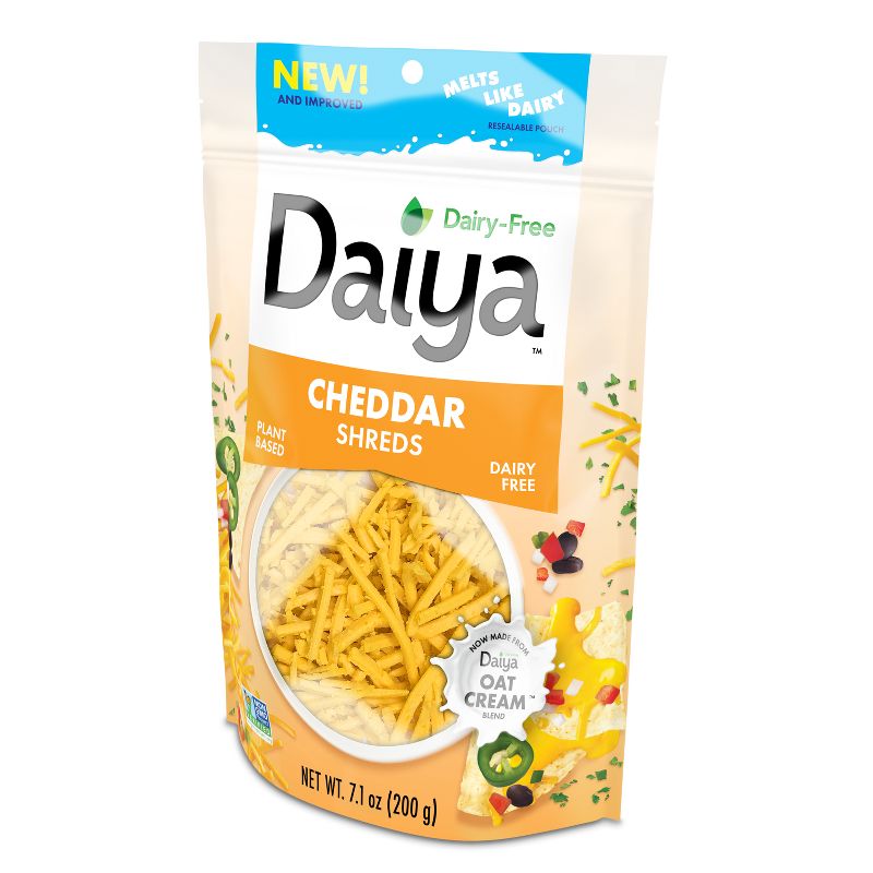 Daiya Dairy-Free Cutting Board Shredded Cheddar Cheese - 7.1oz, 3 of 8