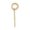 Black Bow Jewelry 14k Yellow Gold, Athletic Collection, Small Polished Number 9 Pendant - 2 of 4