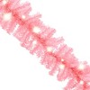 Garland Pink PVC Large Christmas Garland Spiral Modern - 4 of 4