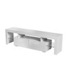 NicBex TV Stand Morden TV Stand with LED Lights Modern Media Console for Living Room, Bedroom - 2 of 4