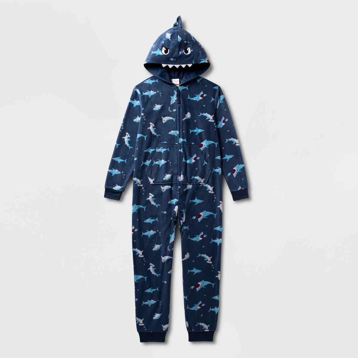 Boys' Shark Union Suit - Cat & Jack™ Blue - thumbnail 2