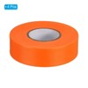 Unique Bargains PVC Non-Adhesive Flagging Tape for Tree Survey Boundaries 4 Pcs - 3 of 4