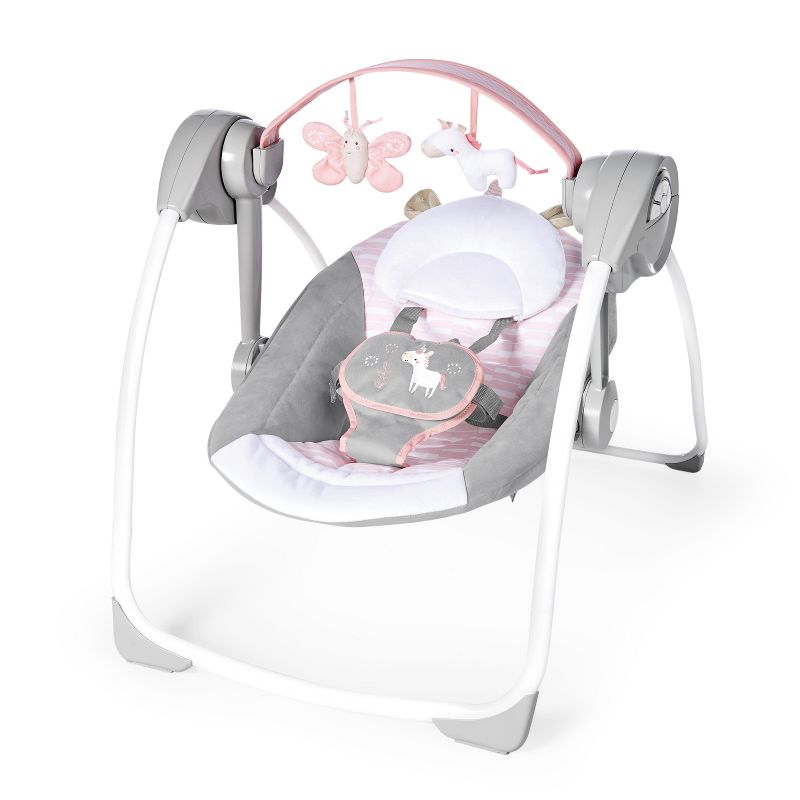 Ingenuity Comfort 2 Go Compact Portable Baby Swing with Music, 1 of 17
