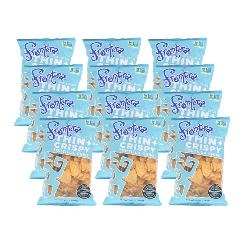 Frontera Foods Thick & Crunchy Tortilla Chips - Case of 12/10 oz, 1 of 7