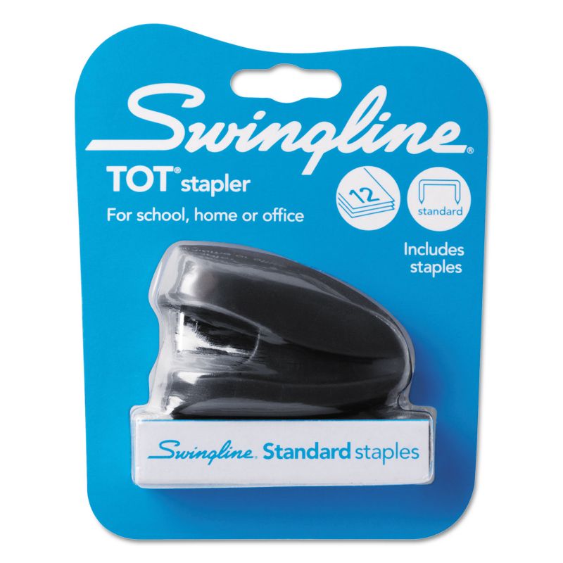 Swingline TOT Mini Stapler 12-Sheet Capacity Black 79171, 5 of 6