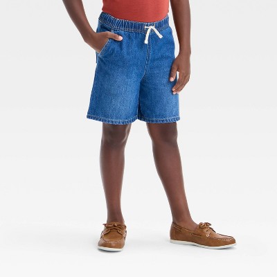 Boys' Pull-On Denim Shorts - Cat & Jack™ Medium Wash M