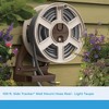 Suncast Sidewinder 100 Foot Wall Mount Garden Yard Outdoor Hose Reel, Taupe - 2 of 4