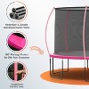 FDW 8/10/12/14FT Trampoline with Enclosure Net Outdoor Jump Rectangle Trampoline - ASTM Approved-Combo Bounce Exercise Trampoline - 4 of 4