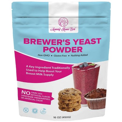 Mommy Knows Best Brewer's Yeast Powder Lactation Supplement - 16oz